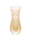 Vaso de Cristal Lys Âmbar 6cm x 15cm - Wolff - LARANJA