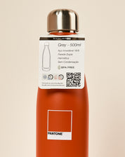 GARRAFA TÉRMICA KOUDA GREY CHIP - 500ML - TERRACOTA
