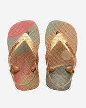 HAVAIANAS CHINELO BABY PALLETE GLOW - AREIA