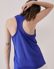 NIKE CAMISETA SEM MANGA NK DF LEG RACEBACK - AZUL