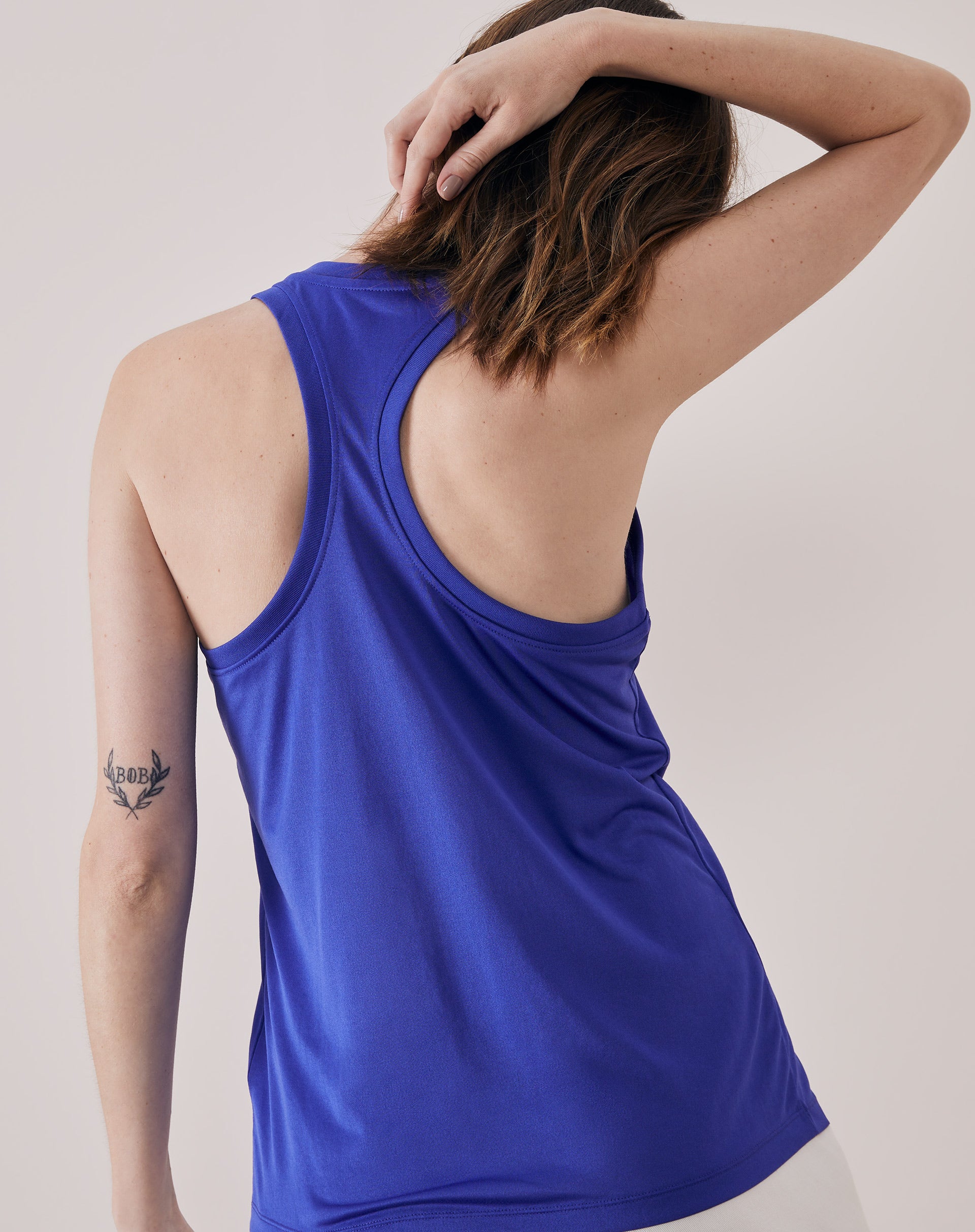 NIKE CAMISETA SEM MANGA NK DF LEG RACEBACK - AZUL