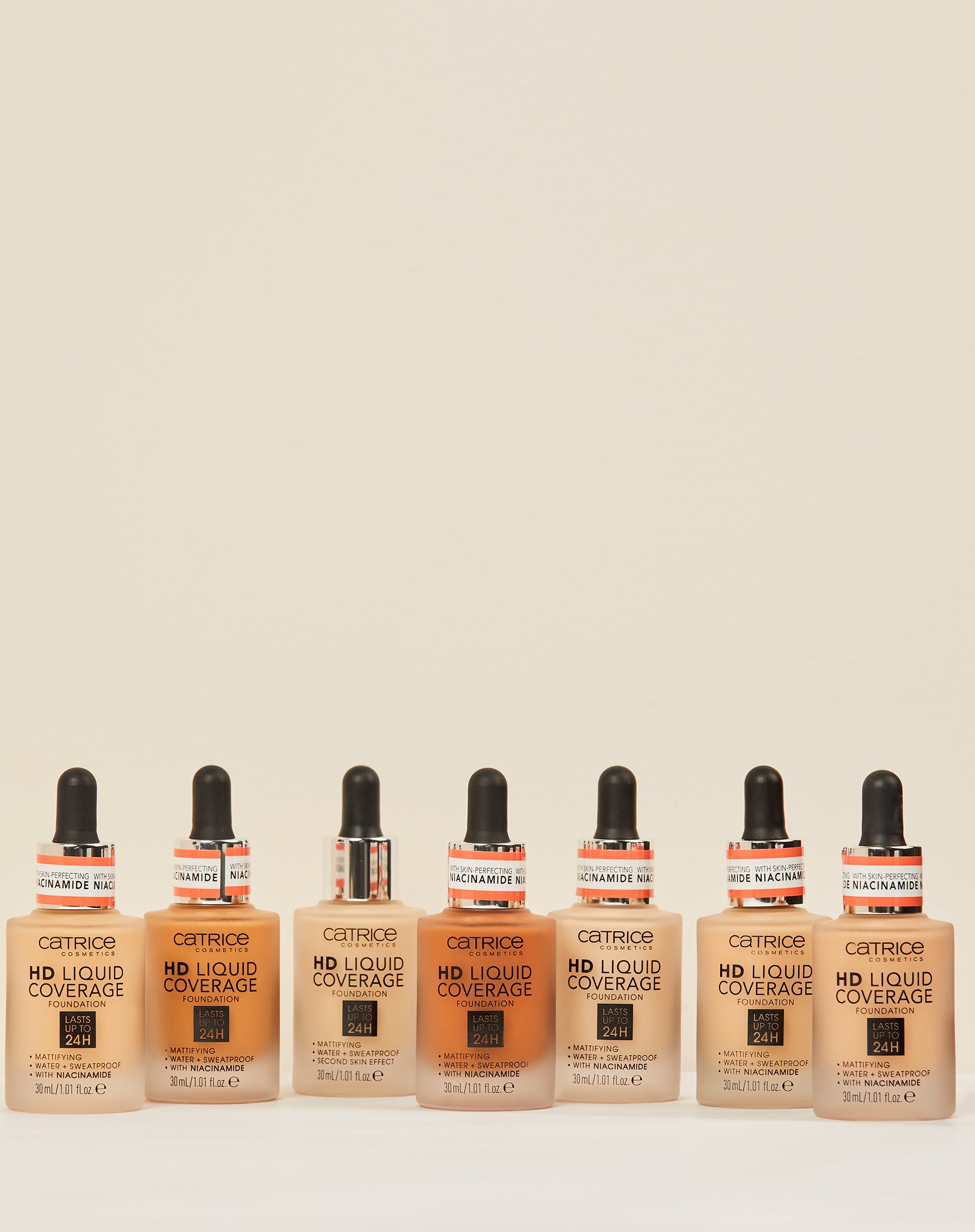 CATRICE BASE LÍQUIDA HD LIQUID COVERAGE FOUNDATION - N46