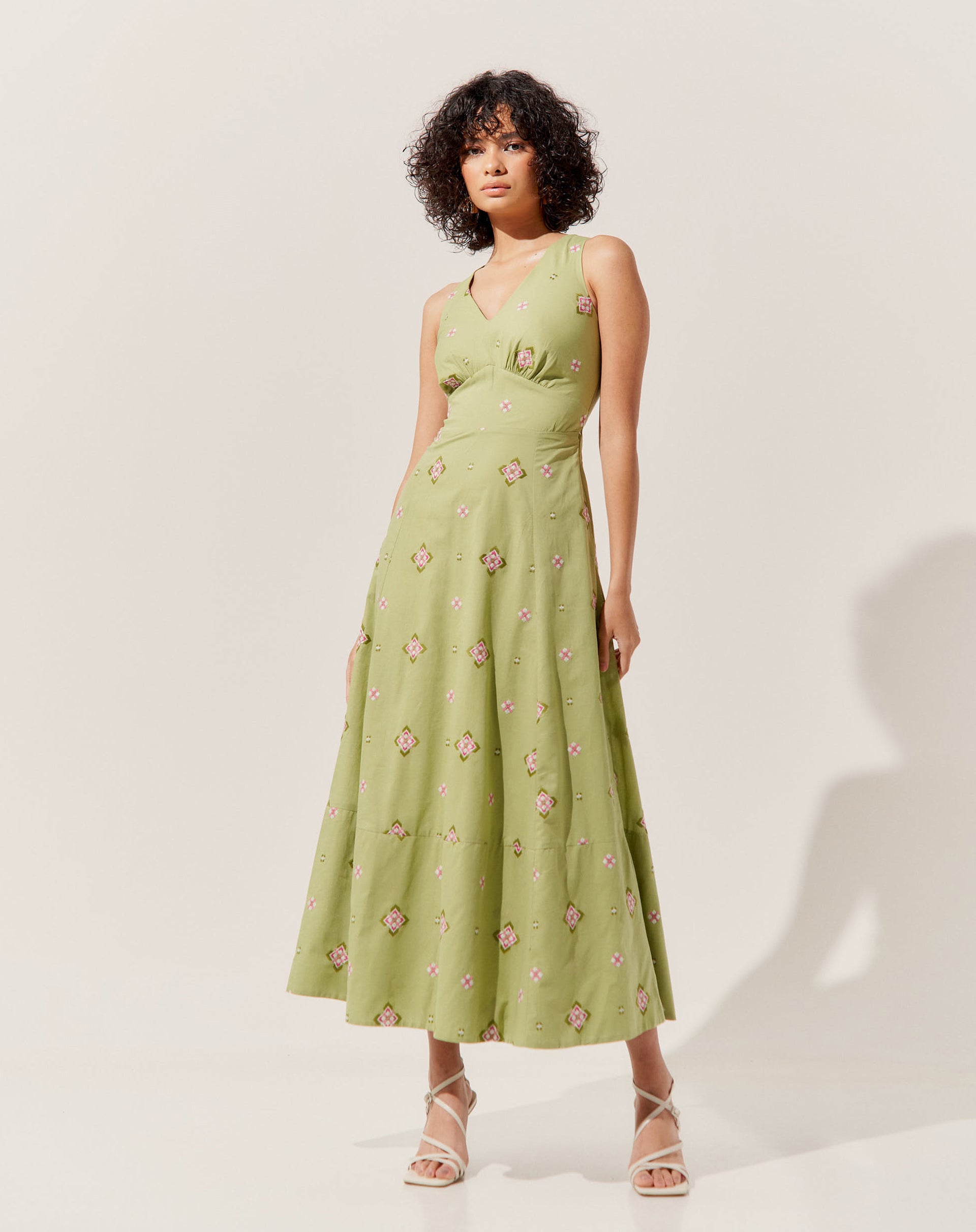 MX VESTIDO MIDI NIKA - VERDE