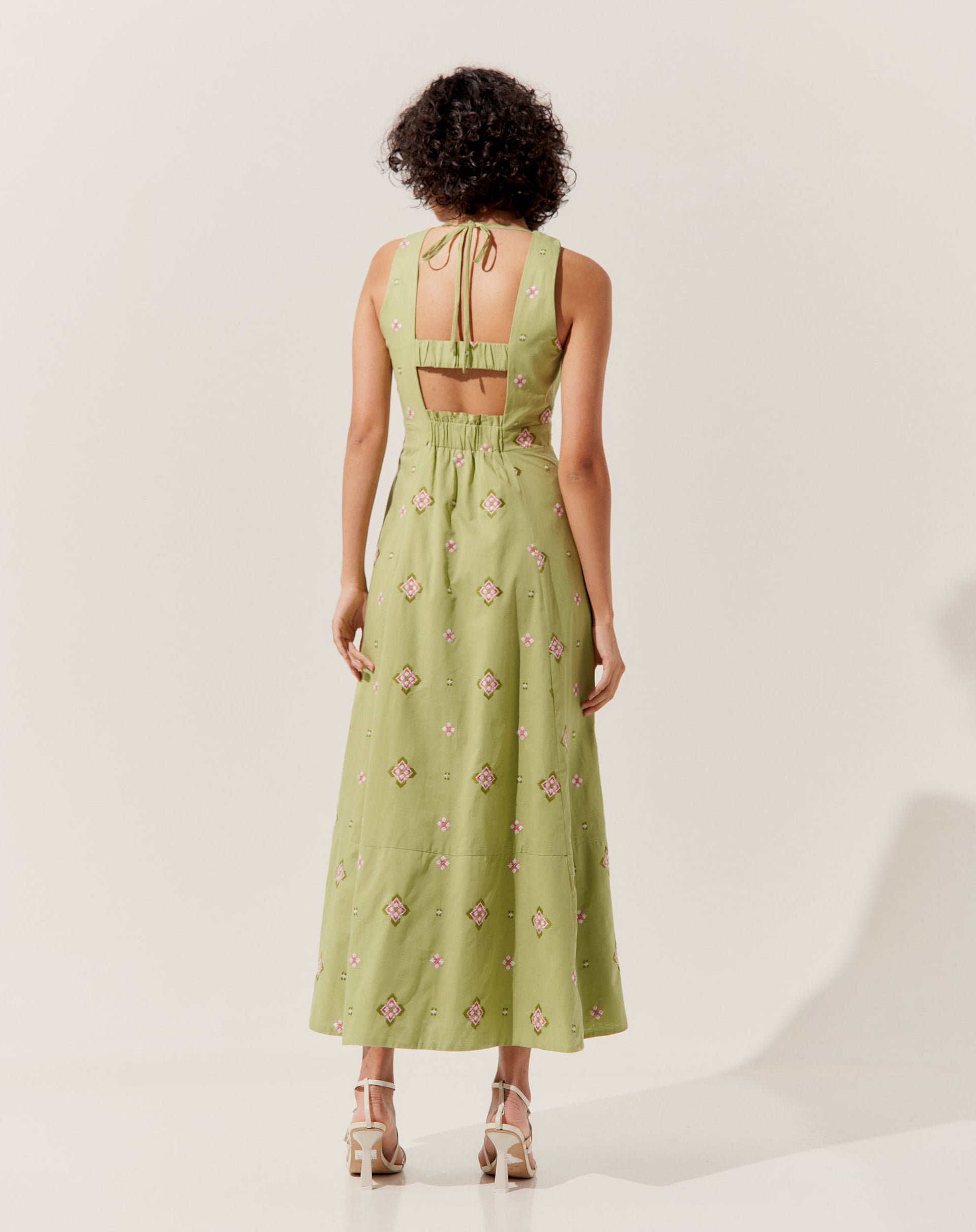 MX VESTIDO MIDI NIKA - VERDE