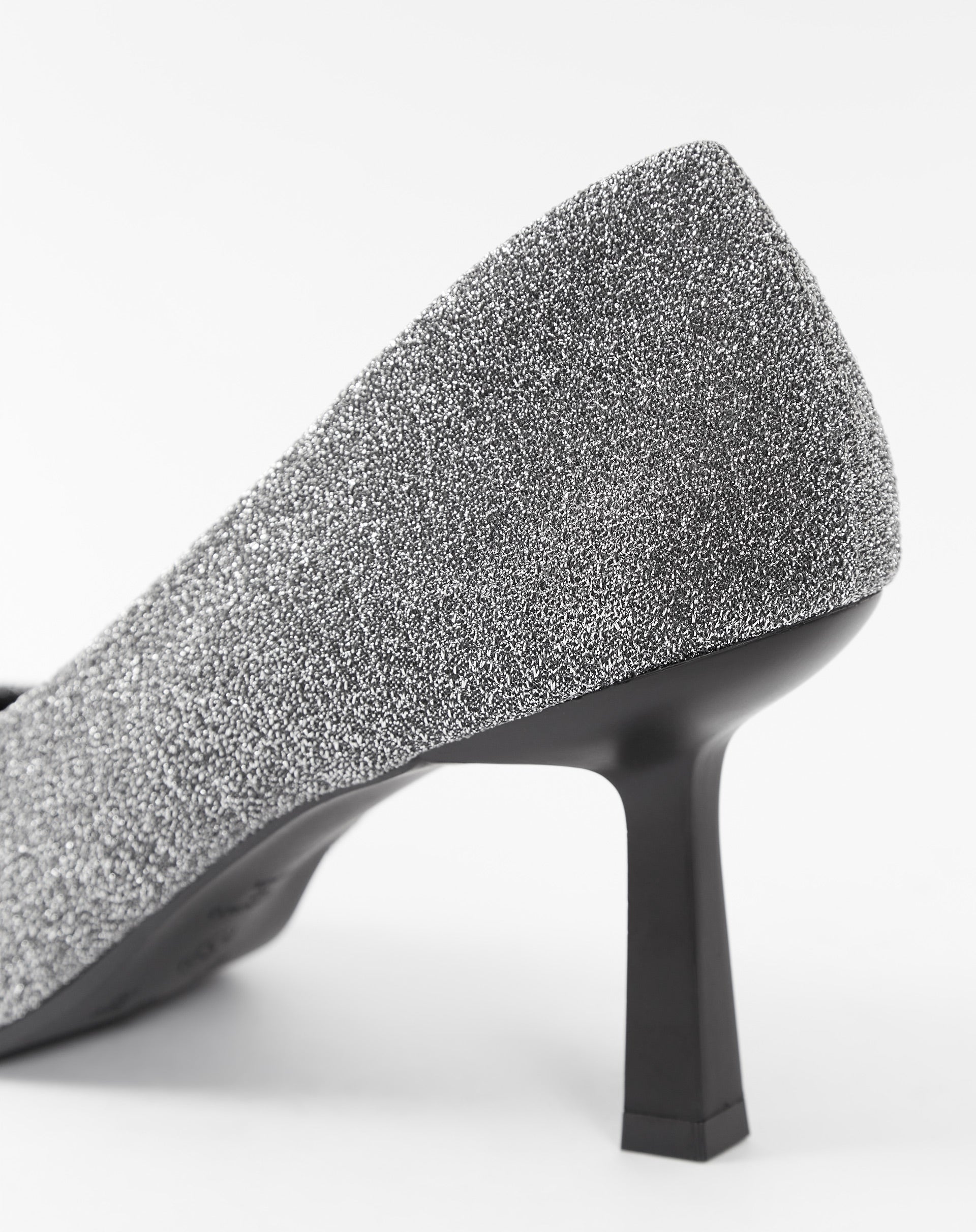 SCARPIN SALTO FINO LUREX - PRATA