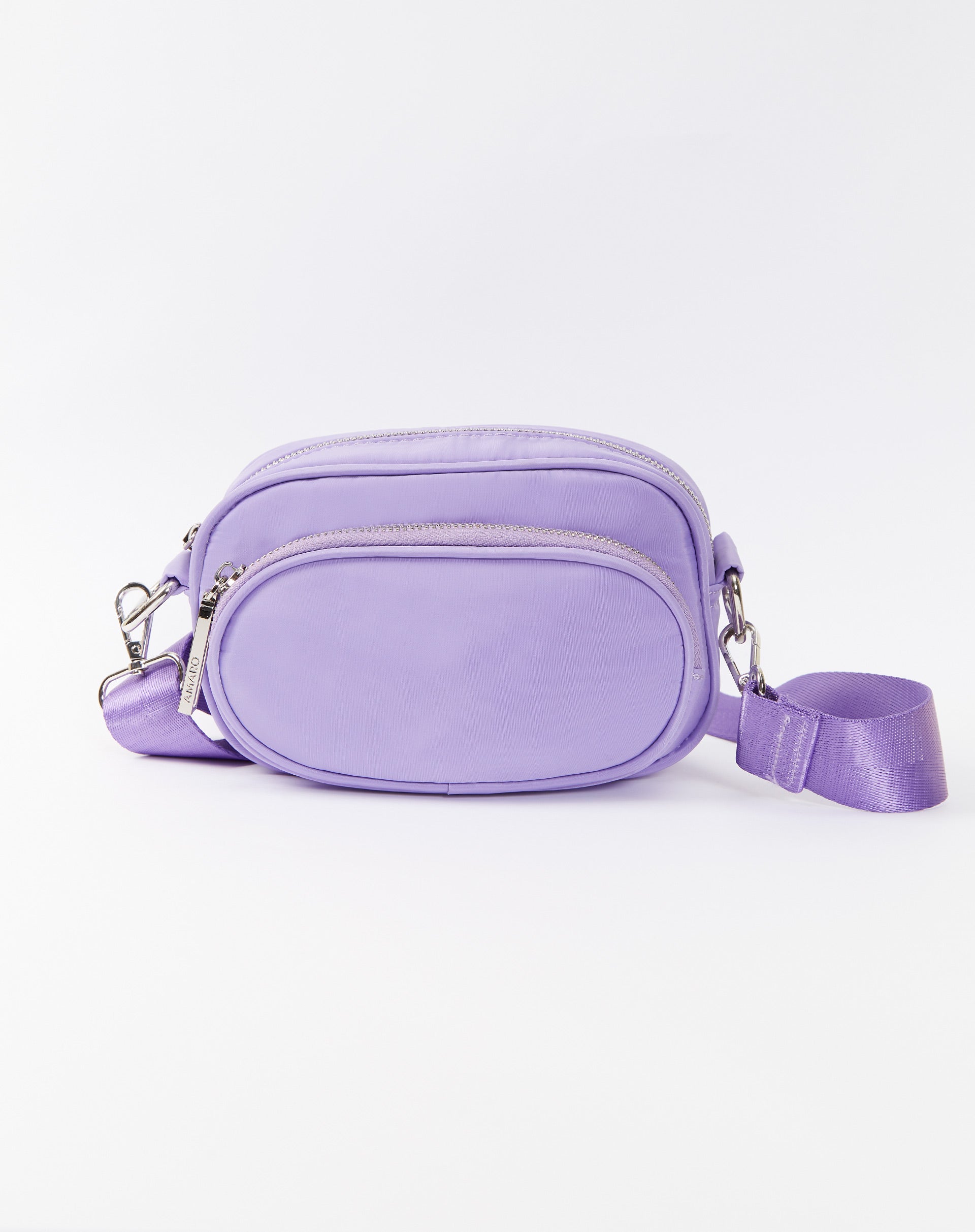 BOLSA CROSSBODY NYLON  - LILÁS