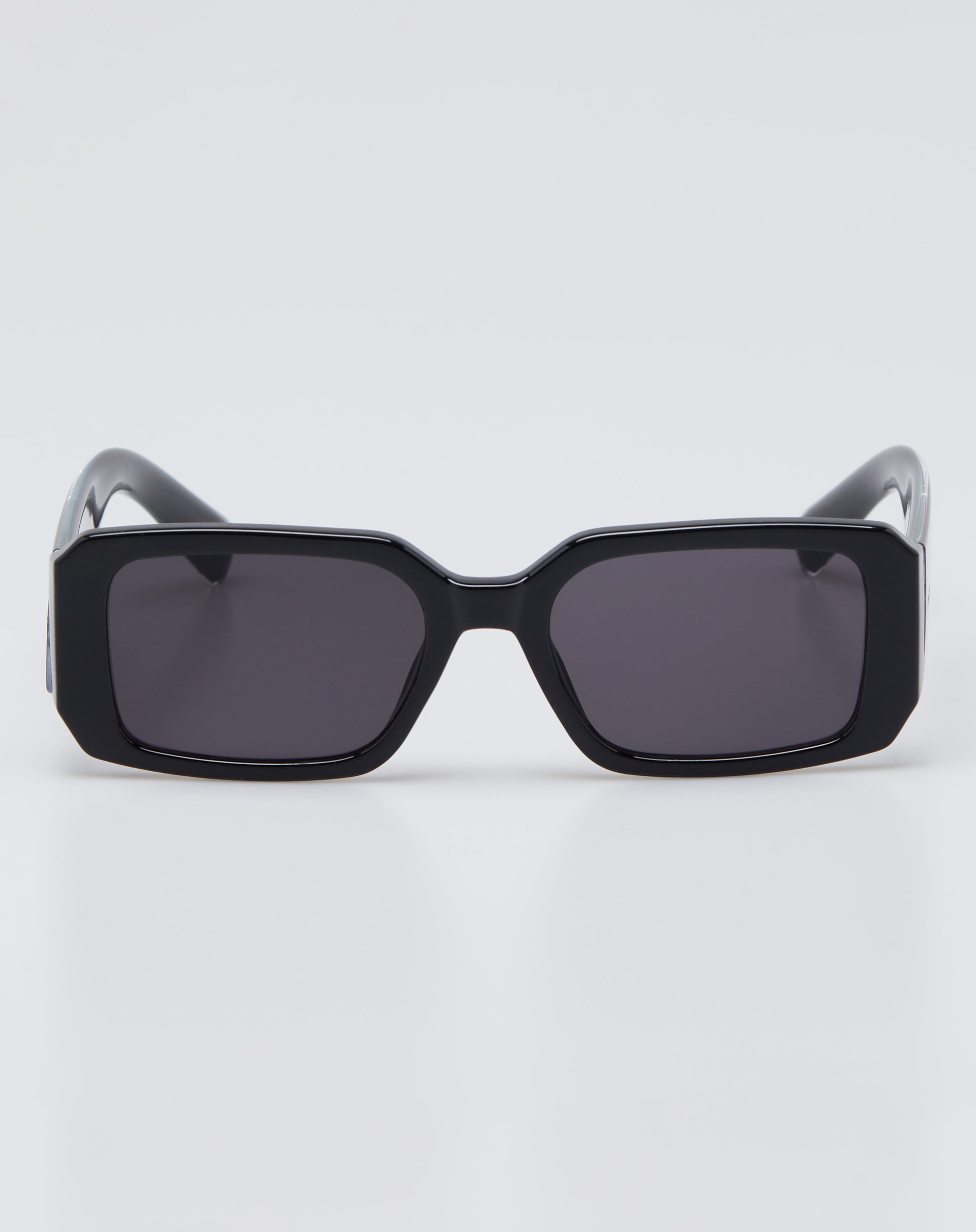 ÓCULOS DE SOL RETANGULAR ACETATO - PRETO