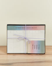 KIT PLANNER SEMANAL E BLOCO DE NOTAS - 25 X 18 CM - EU TENHO GRANDES PLANOS PRA VOCÊ