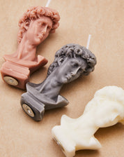 MINI VELAS FORMATO BUSTO - 3 PEÇAS - MULTI COLORIDO