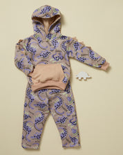 BLUSÃO INFANTIL EM MOLETOM ESTAMPADO E DETALHE NAS MANGAS 1 A 3 ANOS - DINO ROAR