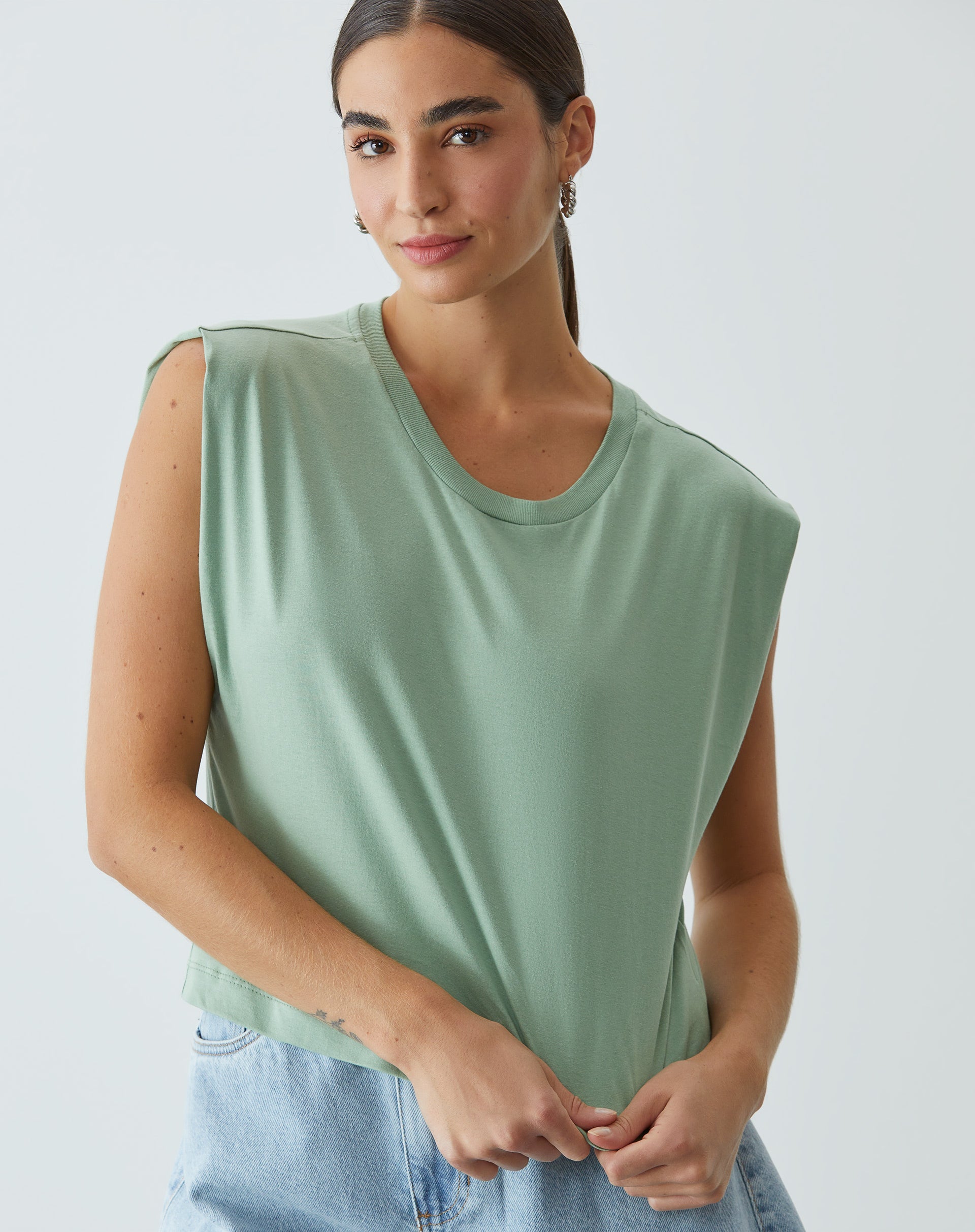 REGATA MUSCLE TEE  - VERDE