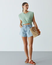REGATA MUSCLE TEE  - VERDE