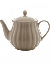 Bule de Chá de Porcelana Pétala Areia Matt 950ml - Wolff - BEGE