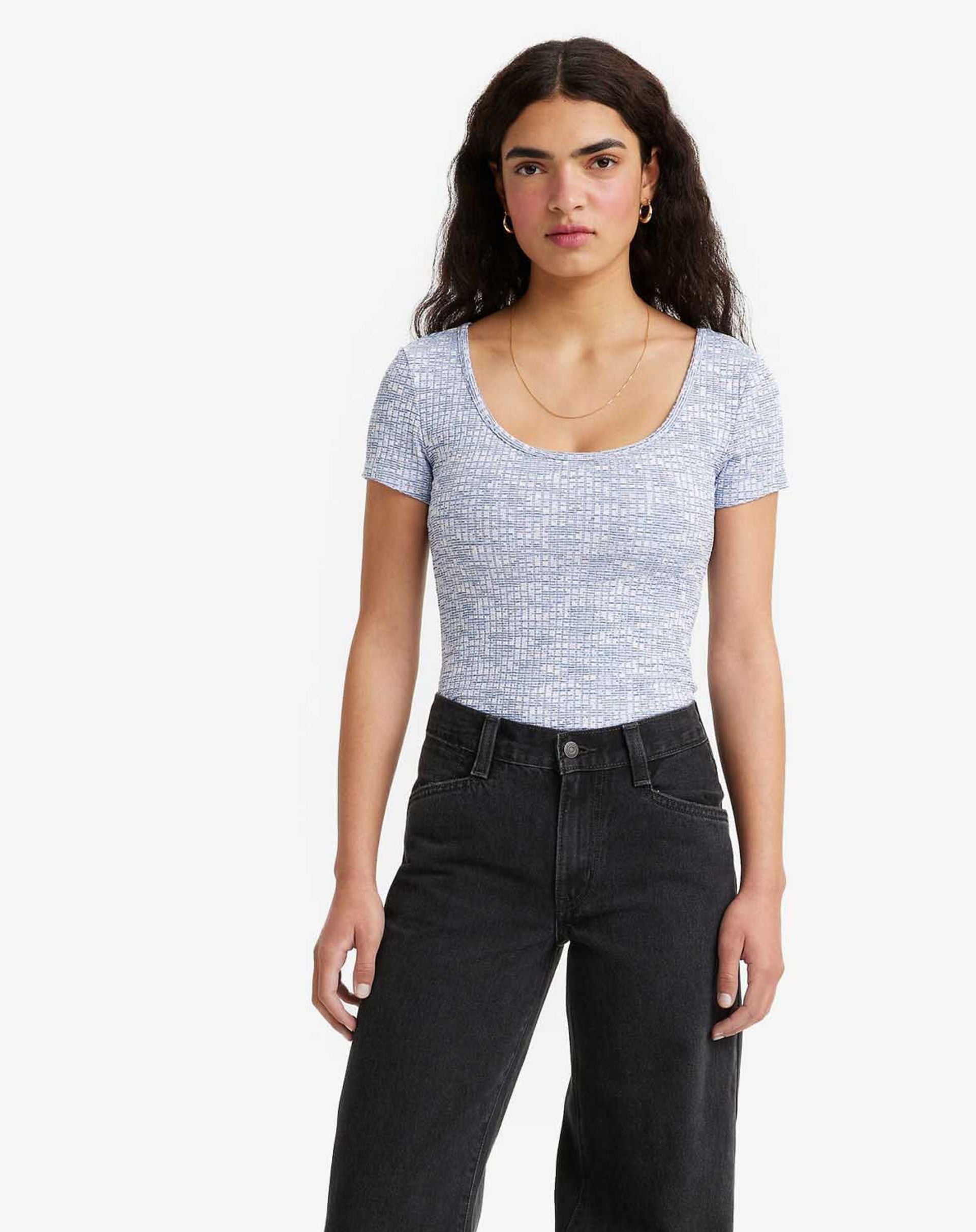 Camiseta Levi's Bodega Manga Curta  - AZUL
