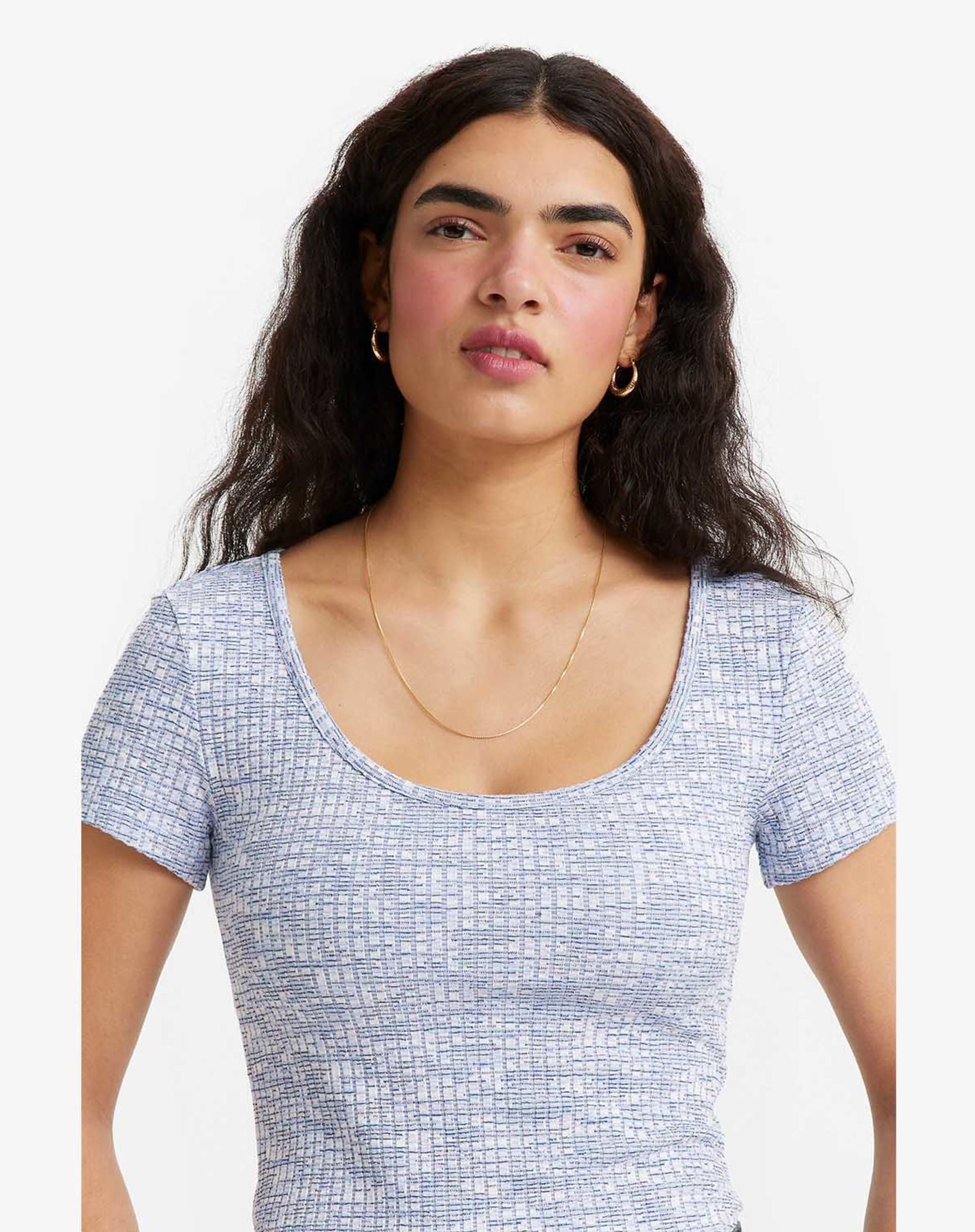 Camiseta Levi's Bodega Manga Curta  - AZUL