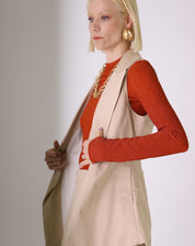 Colete  Cotton Bege - BEGE