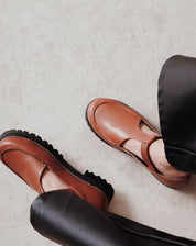 Sapato Mary Jane - MARROM