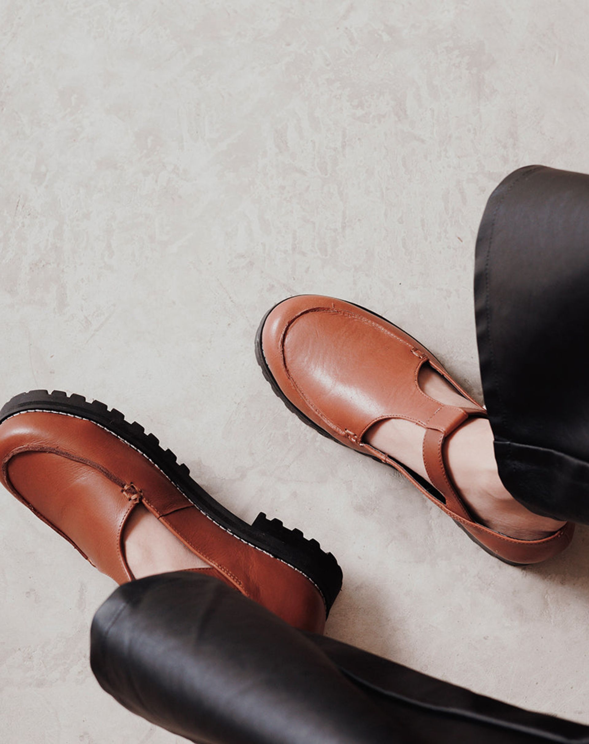 Sapato Mary Jane - MARROM