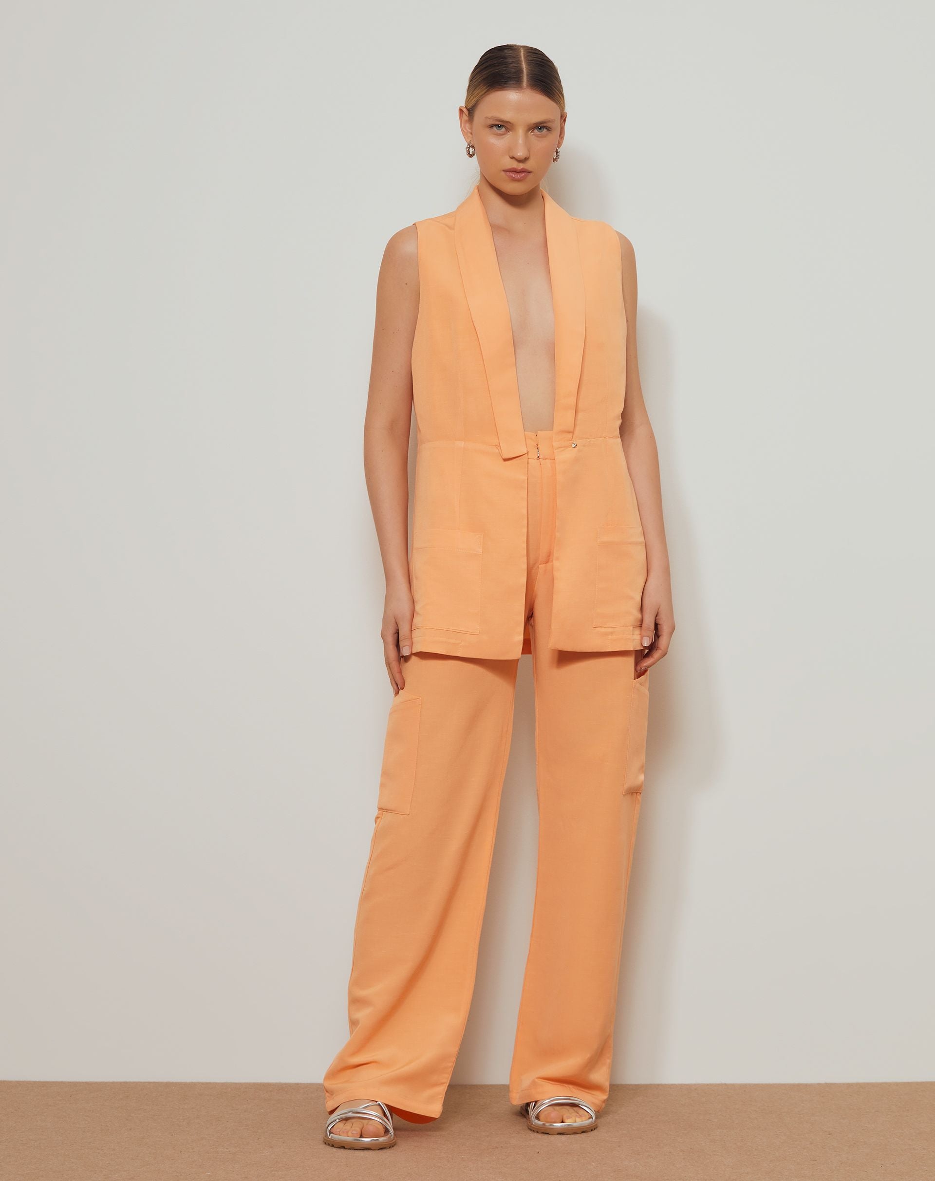 Colete Mali Hai Resortwear - LARANJA