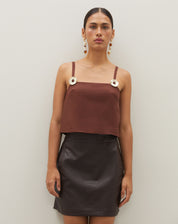 Minissaia Croco - PRETO