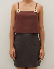 Minissaia Croco - PRETO