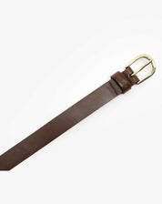 Cinto  Feminino com Fivela Redonda - MARROM