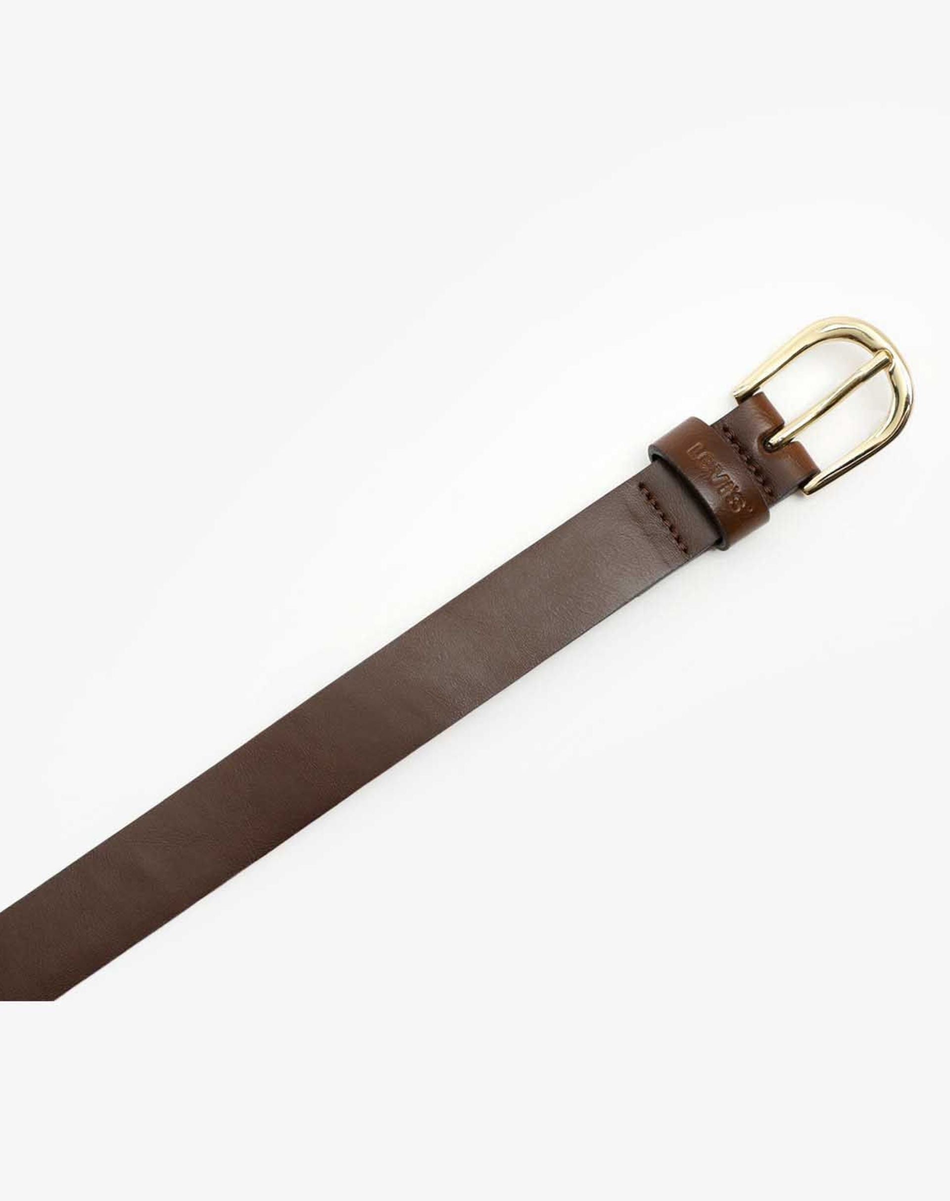 Cinto  Feminino com Fivela Redonda - MARROM