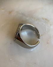 Anel Coração Vazado Anel - PRATA