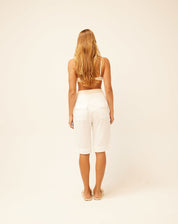 Bermuda com courinho verano - OFF-WHITE